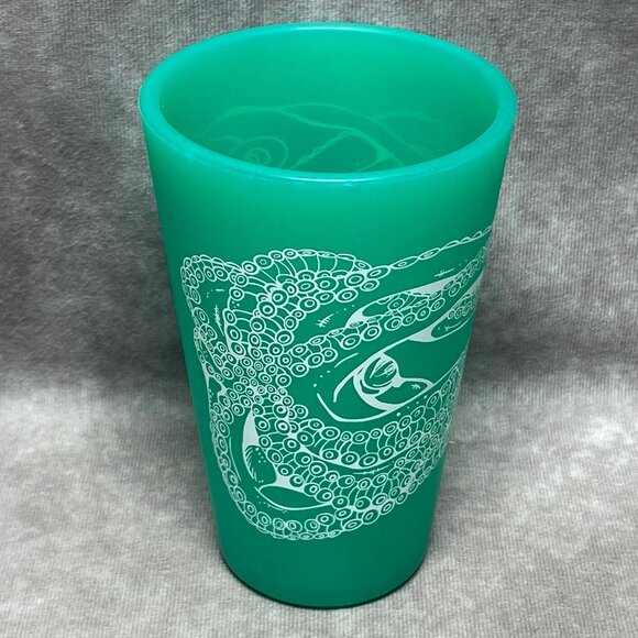 SiliPint Octopus Ink 16Oz Silicone Pint Silicone Reusable Unbreakable Tumbler - Picture 1 of 9